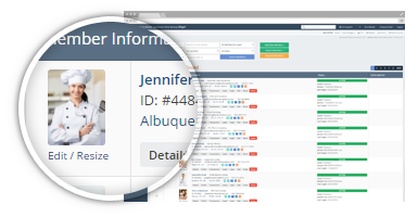 Member management dashboard