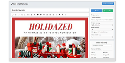 Customize email design