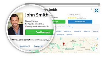 Member directory profile pages